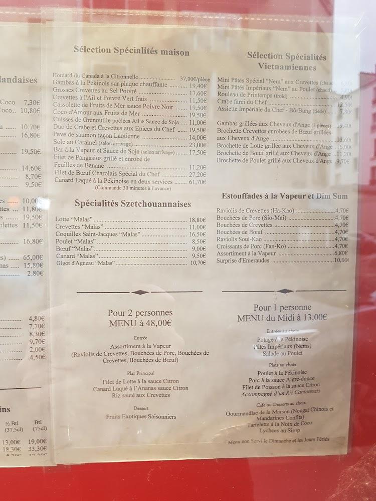 Ambassade de Pékin - Menu Image 2